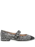 SANDRO leather ballet flats - Black