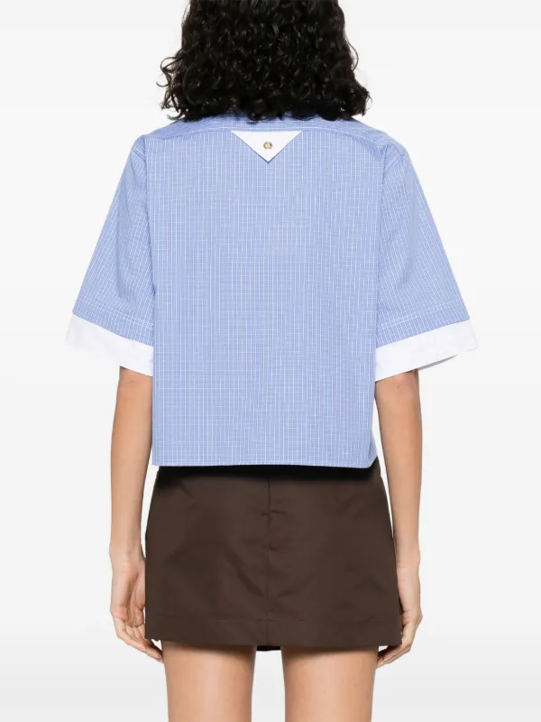 【確認用】sandro シャツ SANDRO チェック シャツ | ブルー | FARFETCH JP