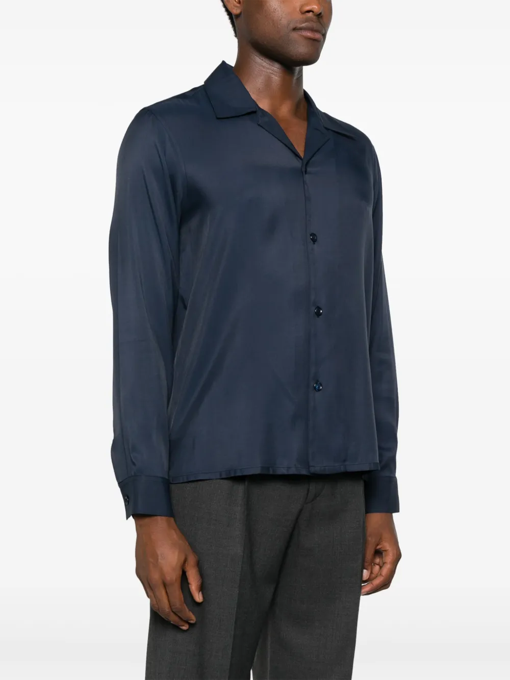 SANDRO Overhemd met lange mouwen Blauw