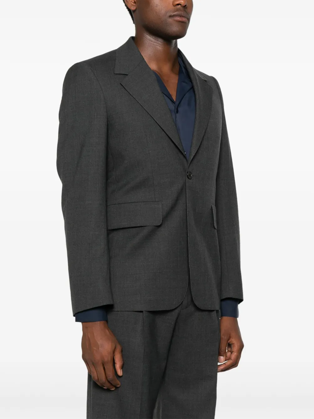 SANDRO Blazer met enkele rij knopen Grijs