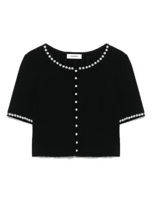 Sandro - ❤️Sandro  新作　新品　黒白チェック　カーディガン　綺麗　上品 sandro(サンドロ) カーディガン(レディース) - 海外通販のBUYMA