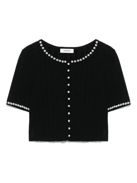 SANDRO cropped cardigan
