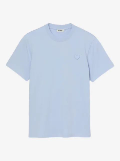 SANDRO T-shirt with heart patch