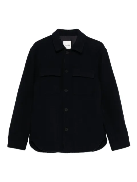 SANDRO wool flap-pocket jacket
