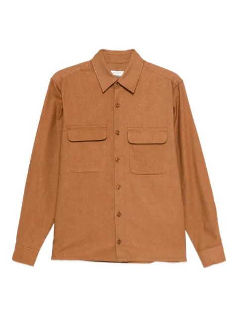 SANDRO double-pocket cotton shirt