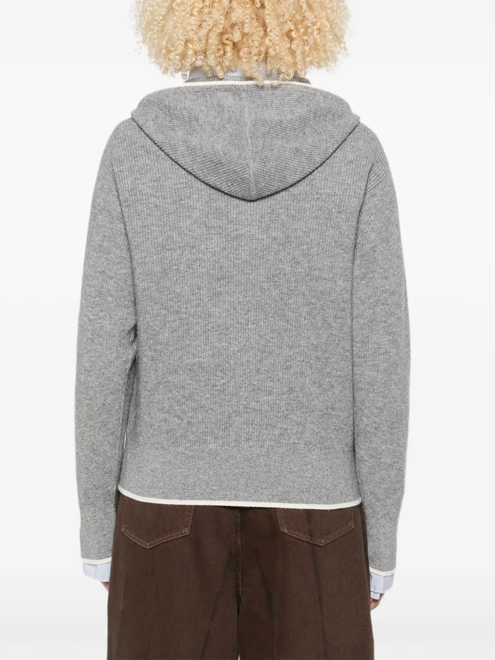 SANDRO Vest met capuchon Grijs