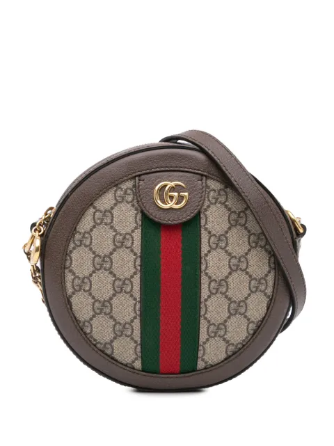 Gucci Pre-Owned 2016-2024 Mini GG Supreme Round Ophidia crossbody bag