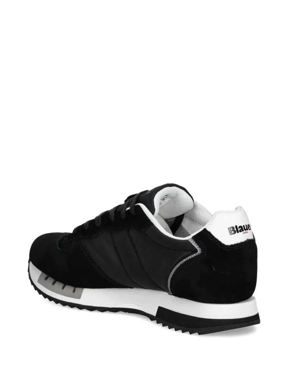 Blauer suede sneakers Black