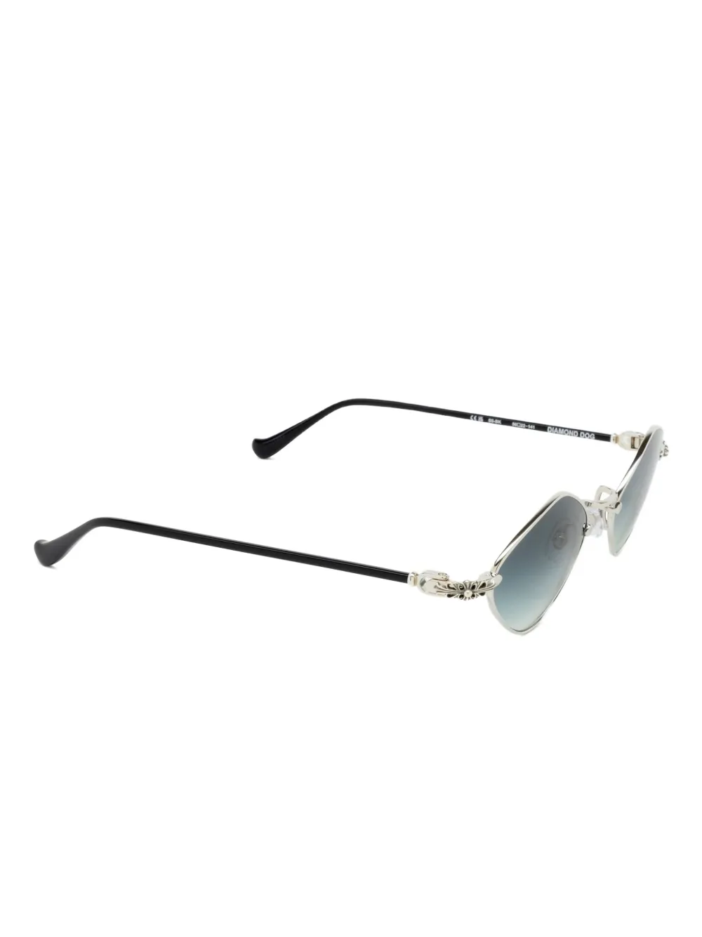 Chrome Hearts Zonnebril met geometrisch montuur - Zilver