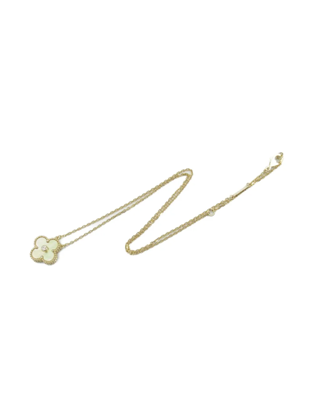 Van Cleef & Arpels 2010s pre-owned 18K yellow gold Alhambra necklace | Image 2