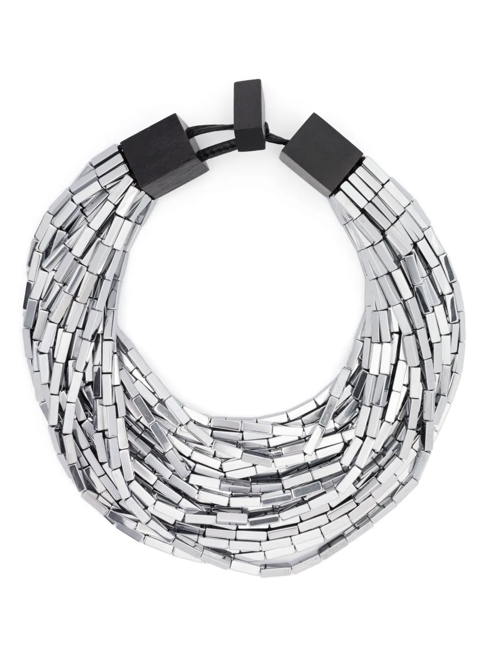 Monies bead-detailing necklace | Silver | Image 1