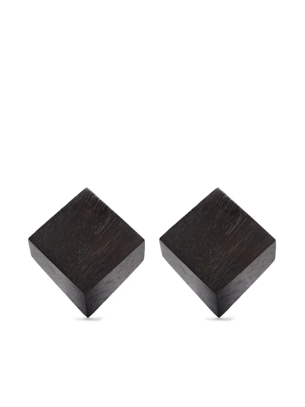 Monies aretes con diseño geométrico | negro | Image 1
