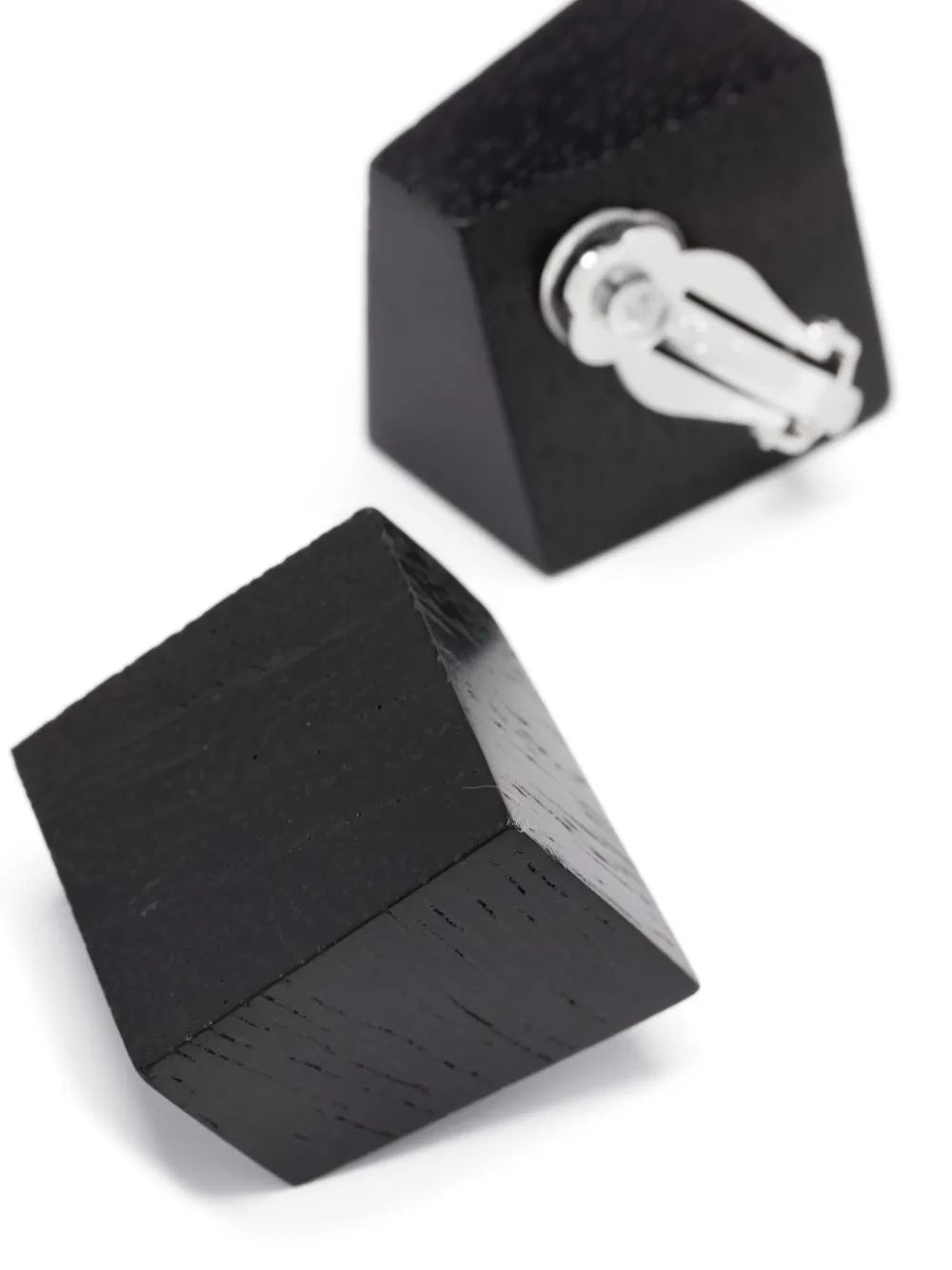 Monies geometric earrings - Zwart