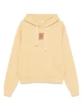 SANDRO logo-patch hoodie - Yellow