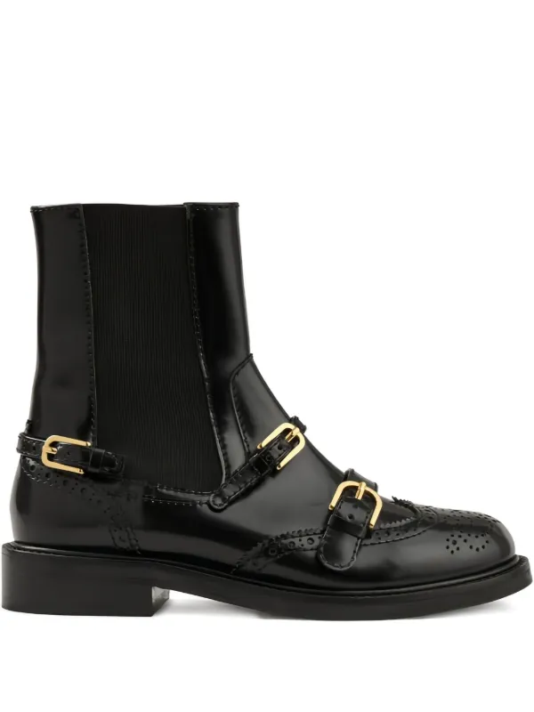 Bloomingdales Sandro Women NEW Sandro Chelsea AKIS LUG SOLE Ankle Boots Black main image 2