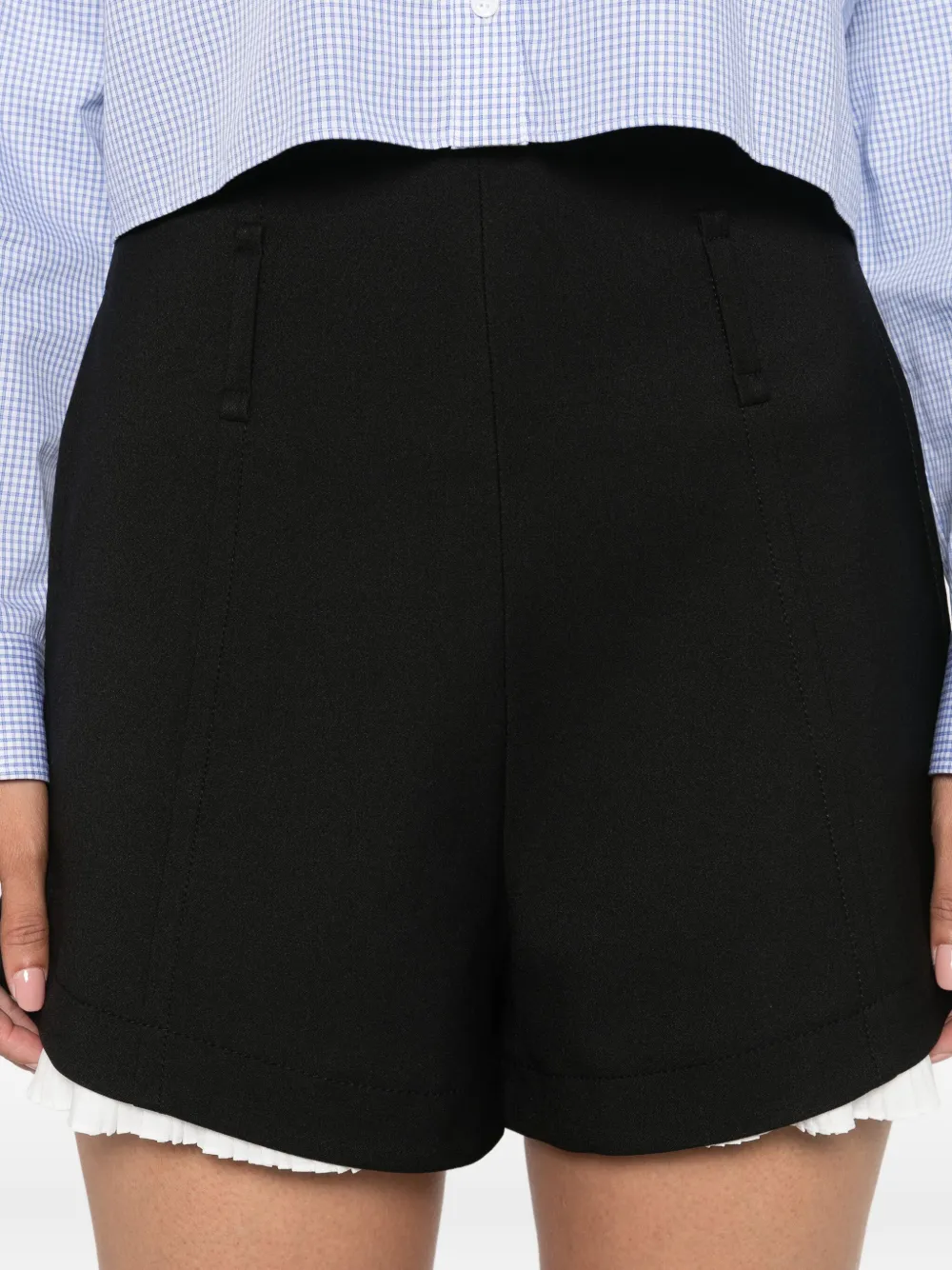SANDRO High waist shorts Zwart