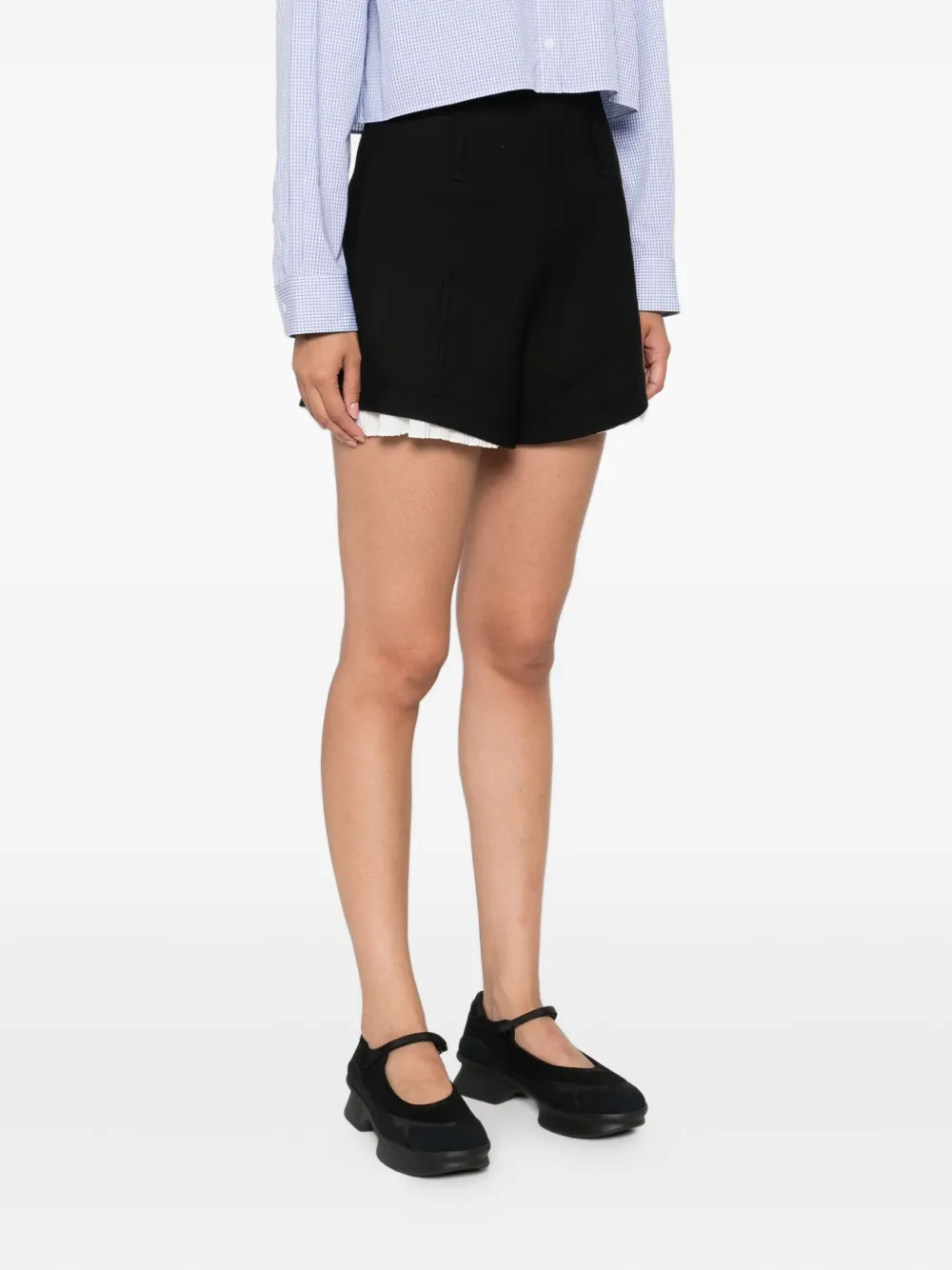 SANDRO High waist shorts Zwart