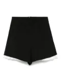 SANDRO high-waisted shorts - Black