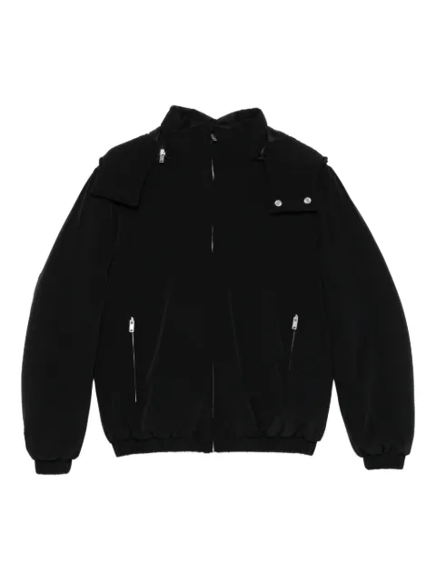 SANDRO zip-fastening hooded jacket