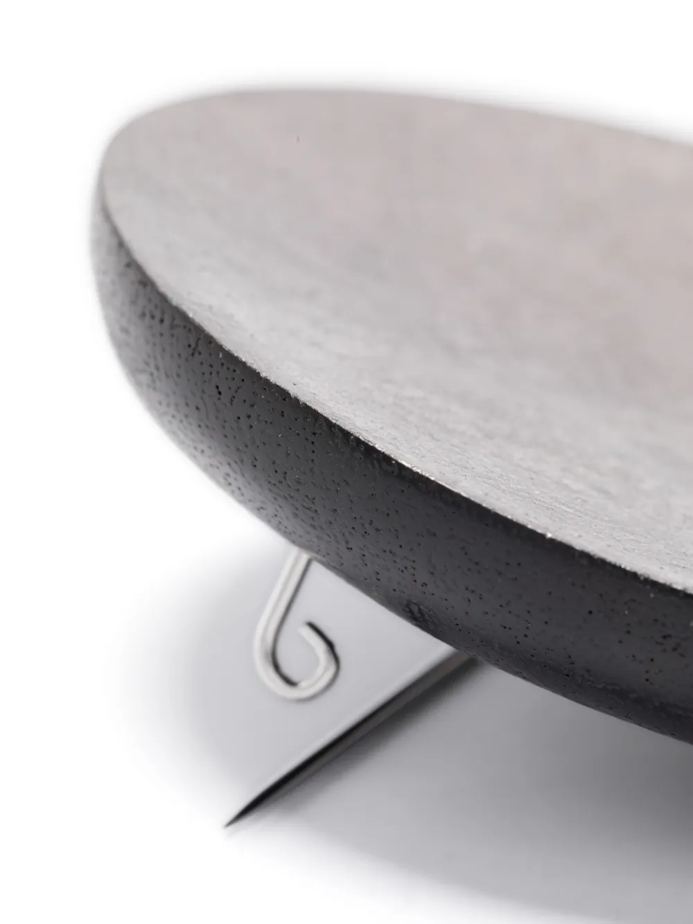 Monies brushed-finish pin - Zilver