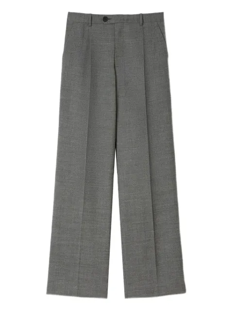 SANDRO pleated wide-leg trousers