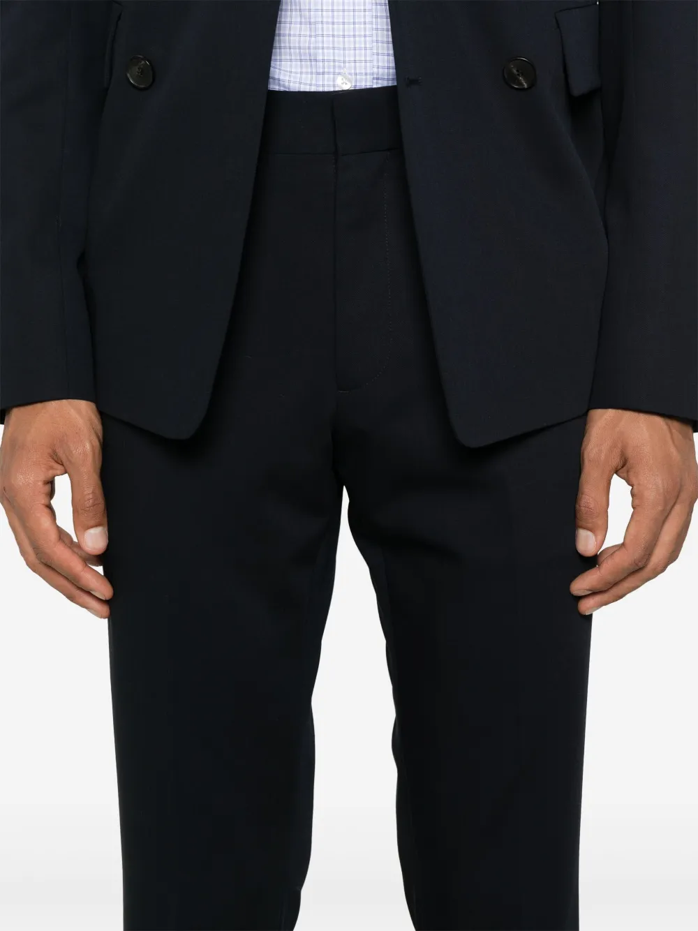 SANDRO Wollen broek Blauw