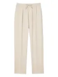 SANDRO elasticated-drawstring trousers - Neutrals