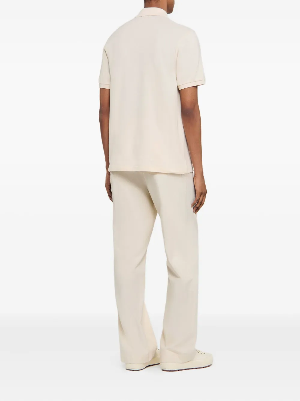 SANDRO Poloshirt met geborduurd logo Beige