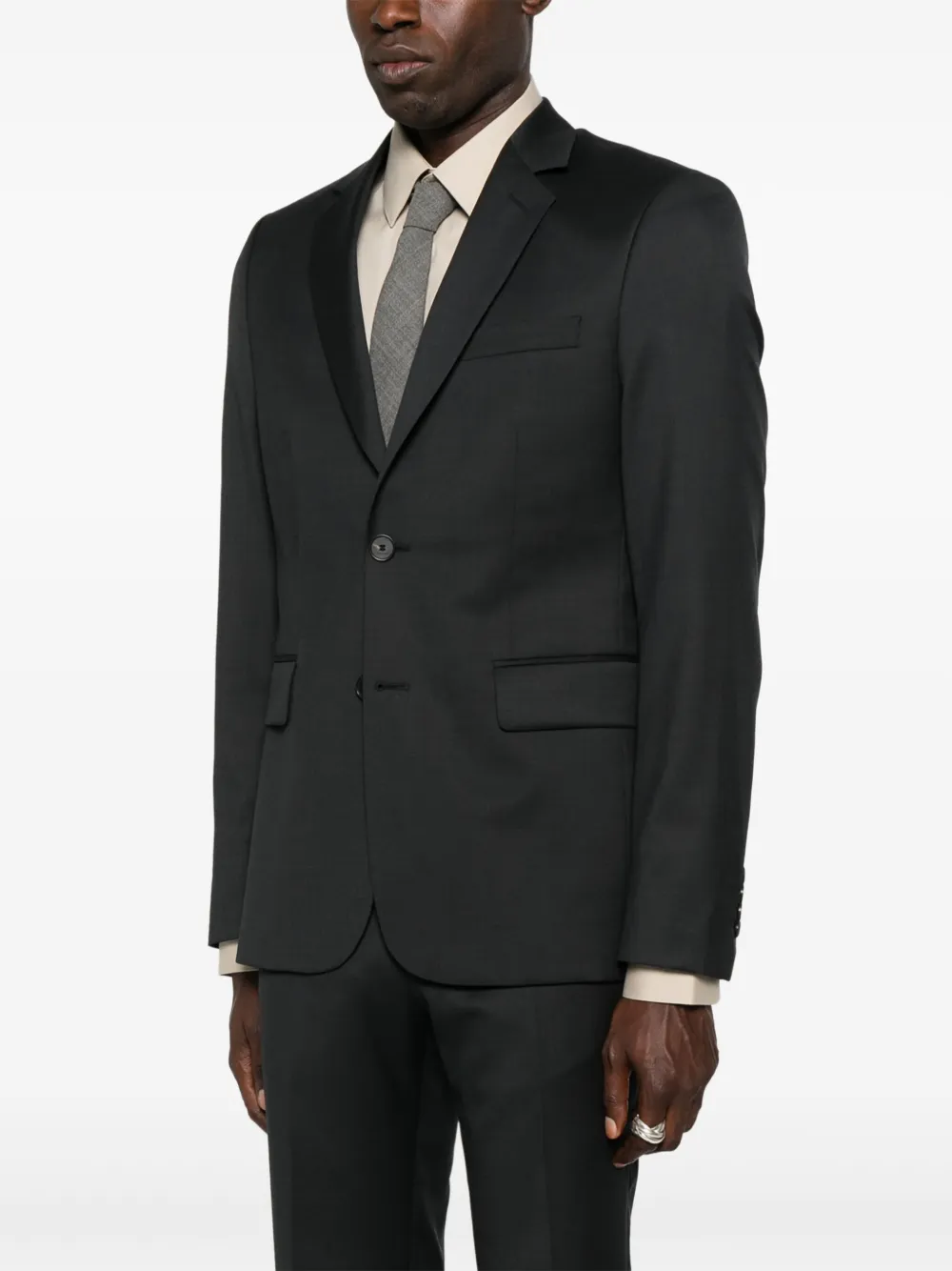 SANDRO Blazer met enkele rij knopen Zwart
