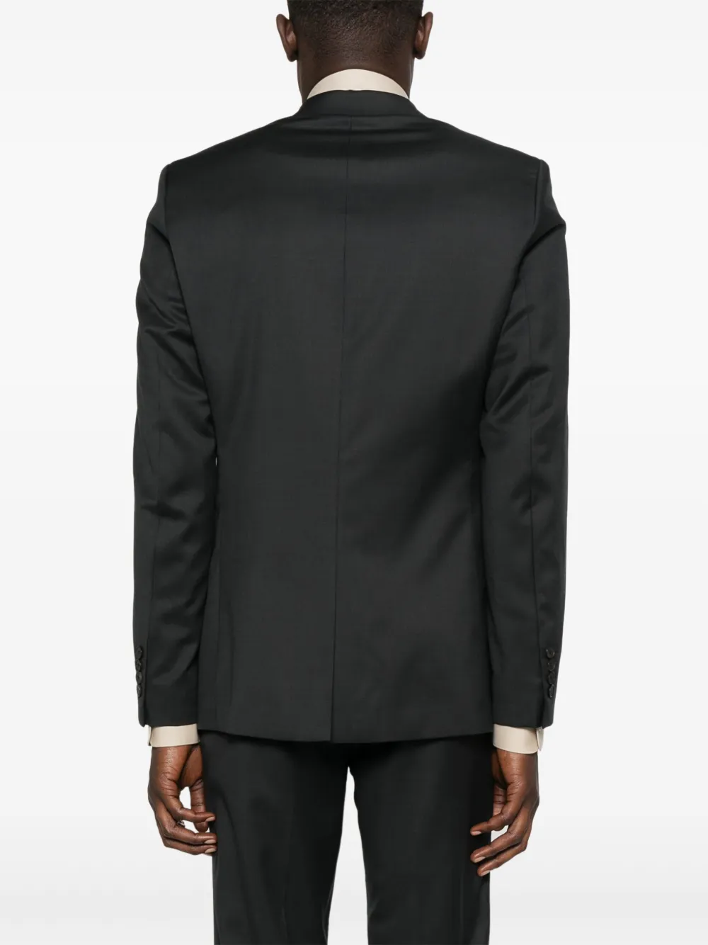 SANDRO Blazer met enkele rij knopen Zwart