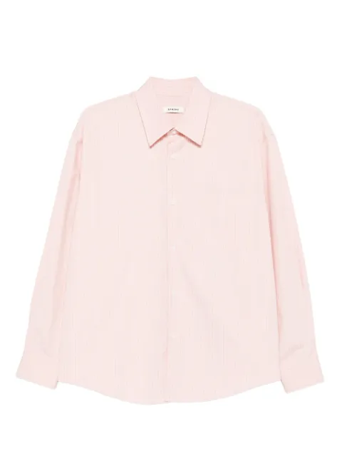 SANDRO striped cotton shirt