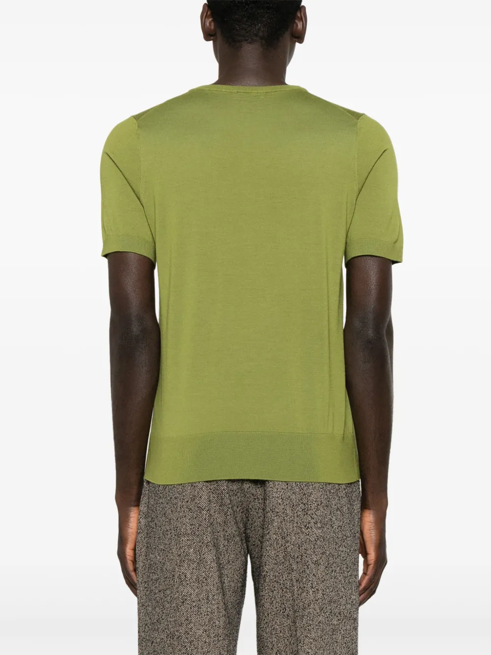 SANDRO Fijngebreid T-shirt Groen