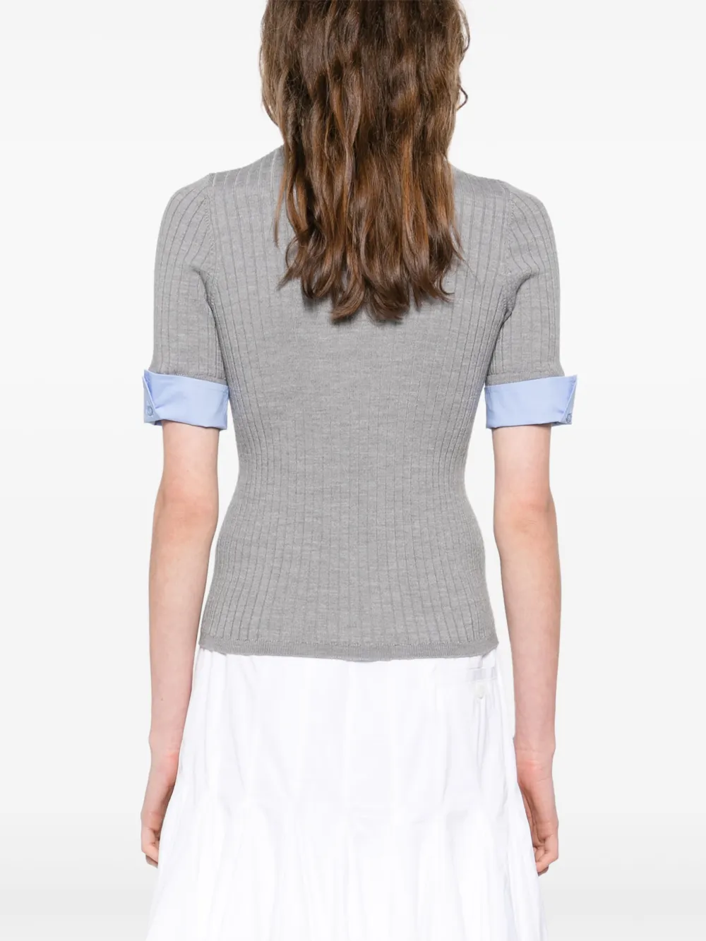 SANDRO Gelaagd T-shirt Grijs