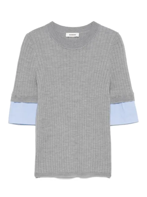 SANDRO layered T-shirt