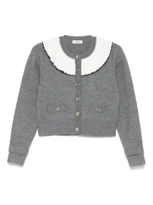 Sandro - ❤️Sandro  新作　新品　黒白チェック　カーディガン　綺麗　上品 sandro(サンドロ) カーディガン(レディース) - 海外通販のBUYMA