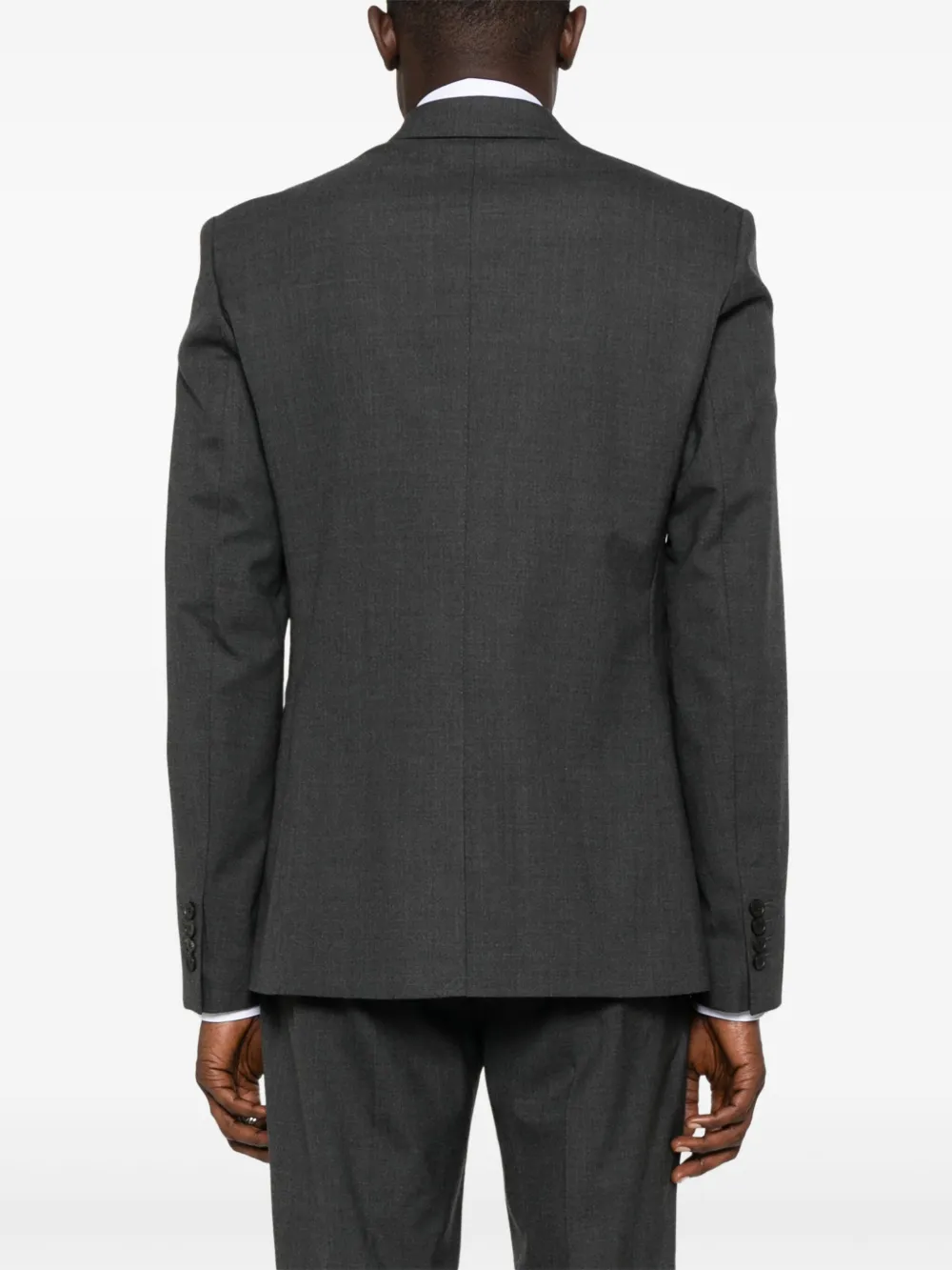 SANDRO Blazer met dubbele rij knopen Grijs