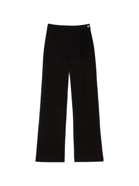 SANDRO button-detail high-waist trousers