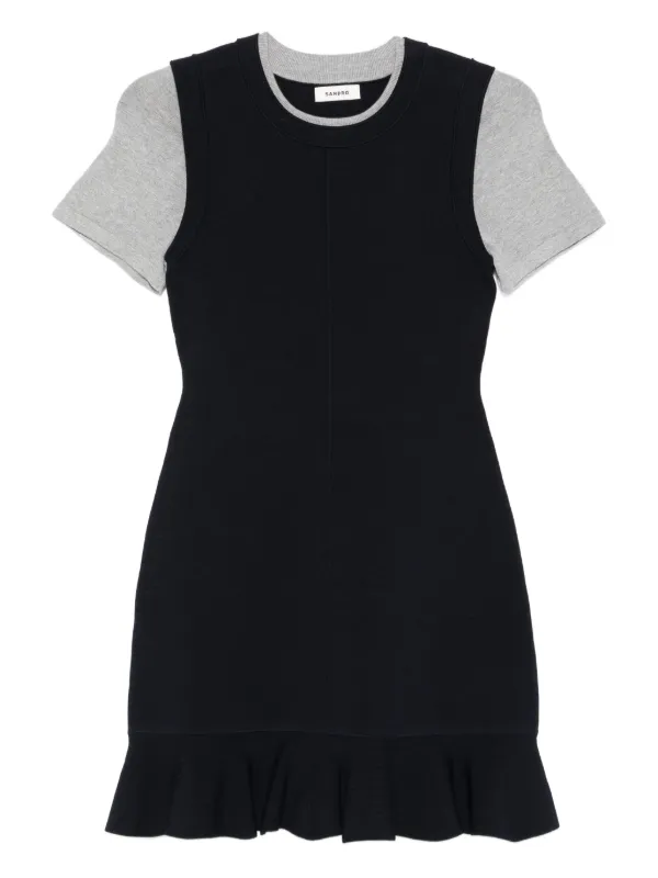 women leather dresses Black Vegan Leather Mini Dress main image 1