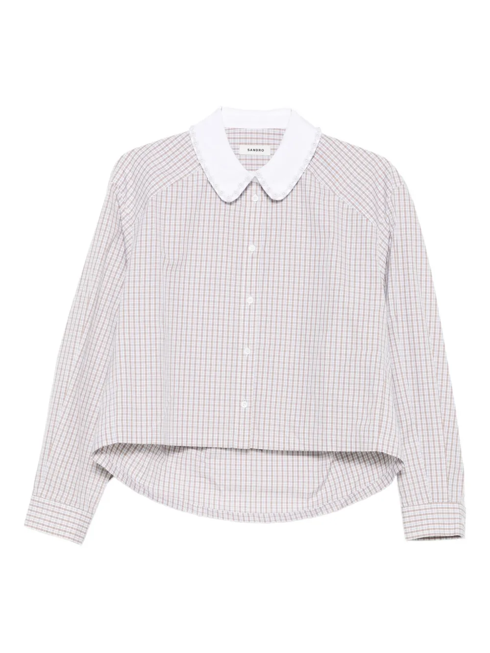 SANDRO camisa con cuello Peter Pan | neutro | Image 1