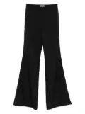 SANDRO side-stripe flared trousers - Black