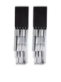 Monies drop earrings - Silver