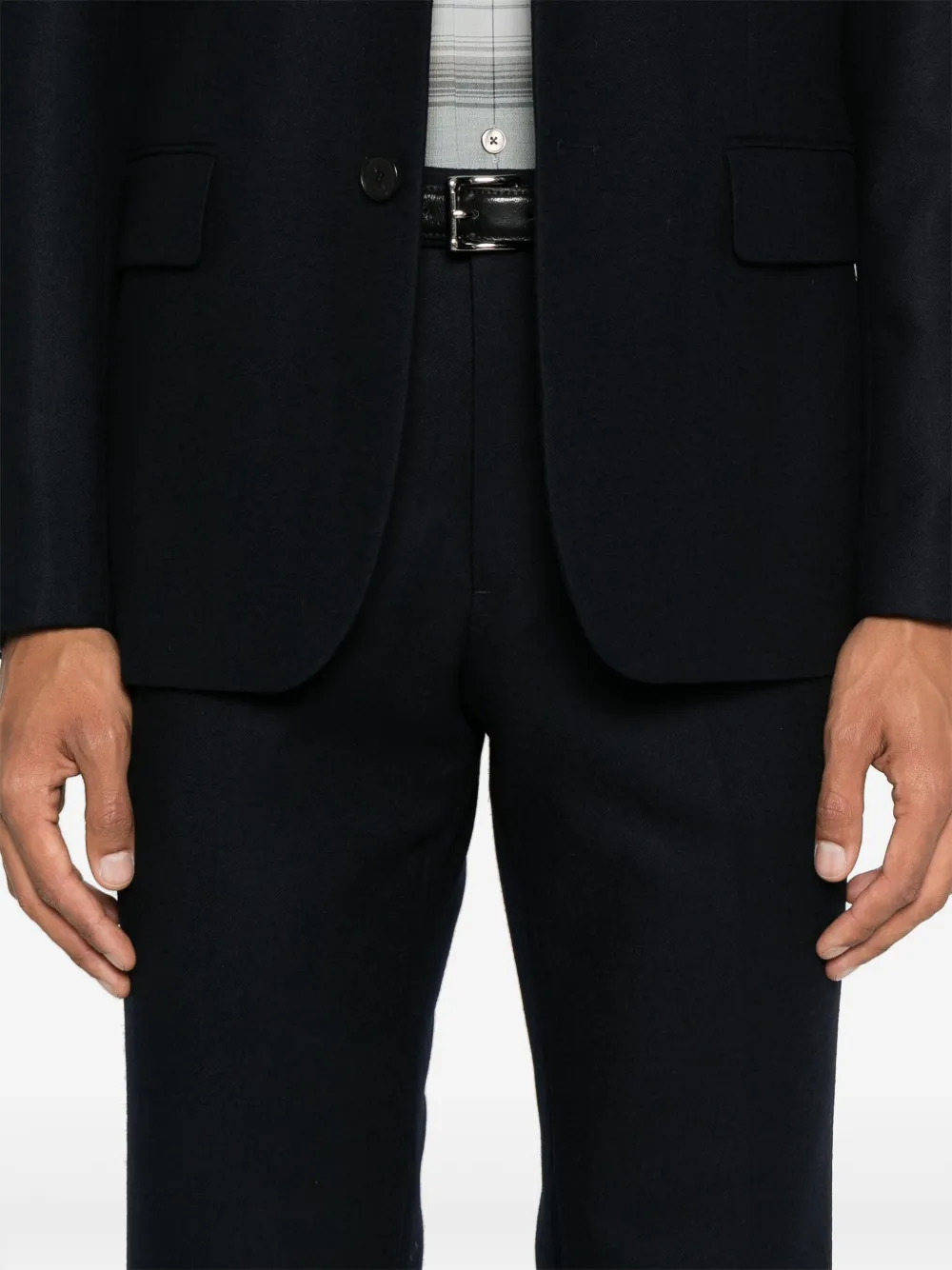 SANDRO Straight broek 44 NAVY BLUE