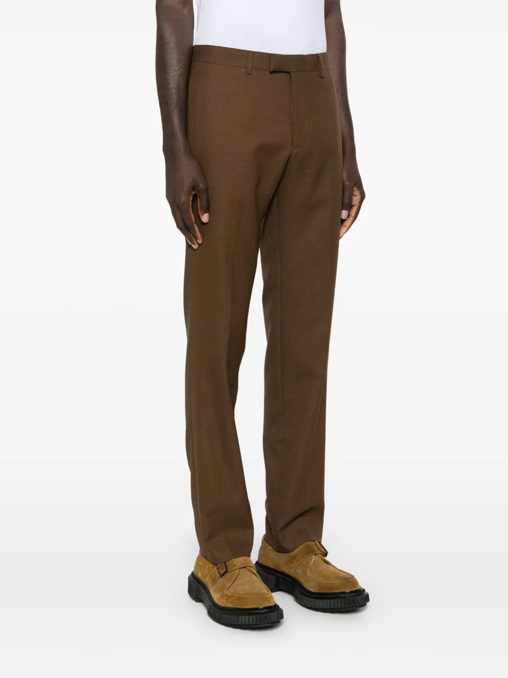 SANDRO Plooibroek Bruin