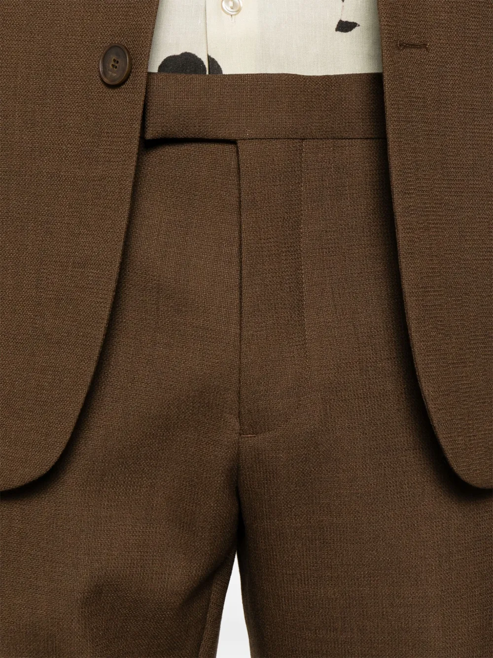 SANDRO Plooibroek Bruin