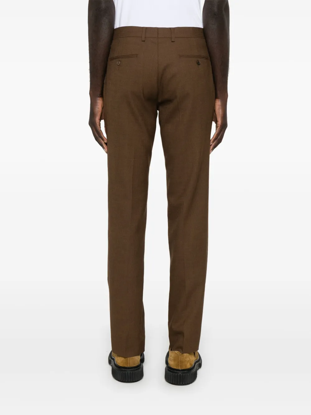 SANDRO Plooibroek Bruin