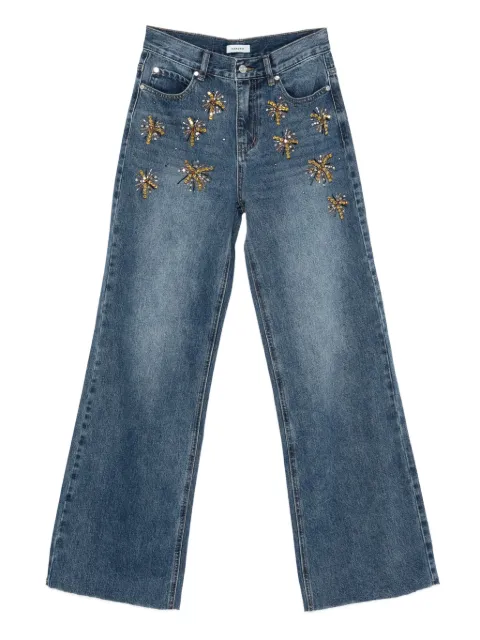 SANDRO embellished firework jeans