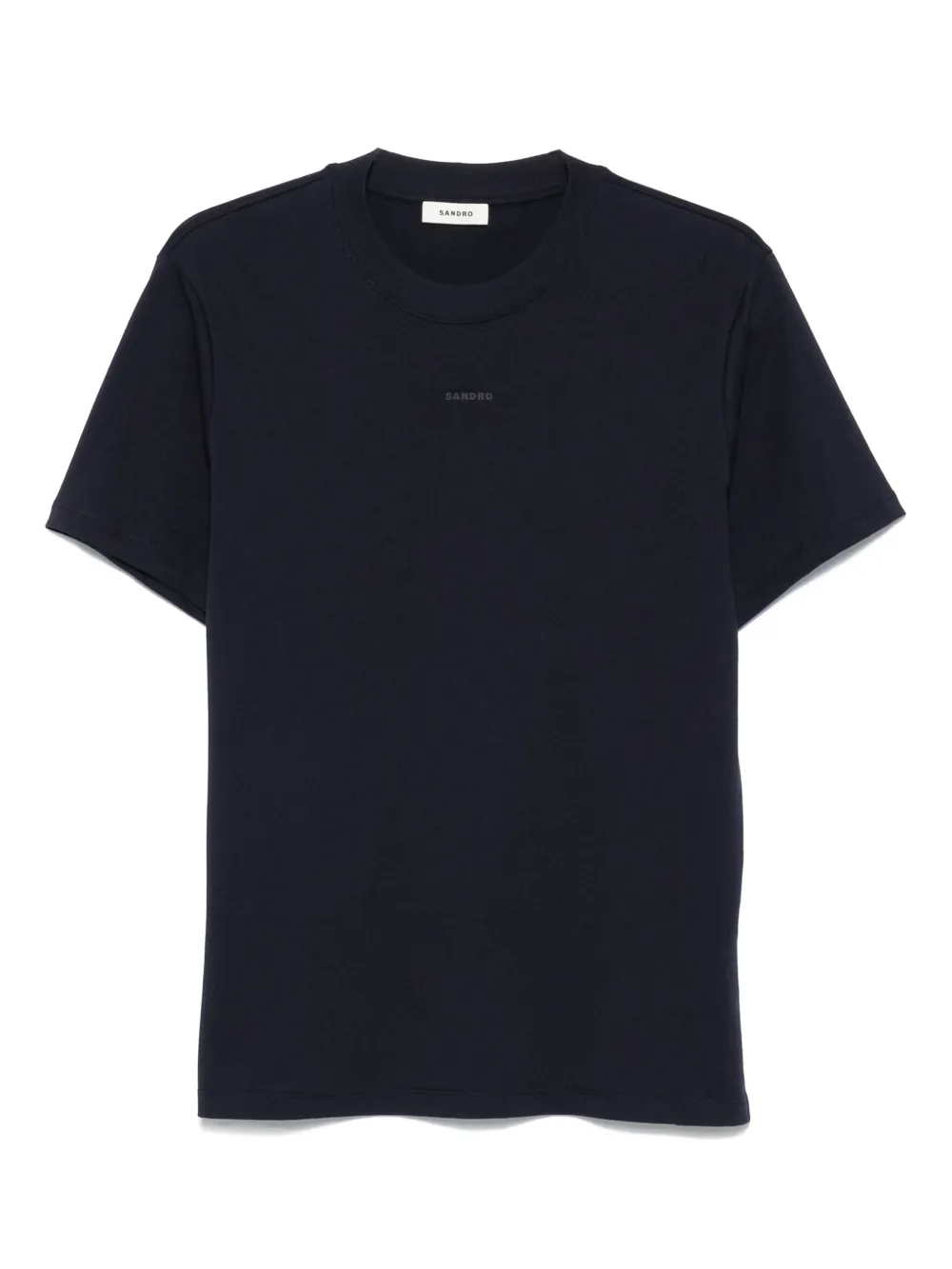 SANDRO Katoenen T-shirt Blauw