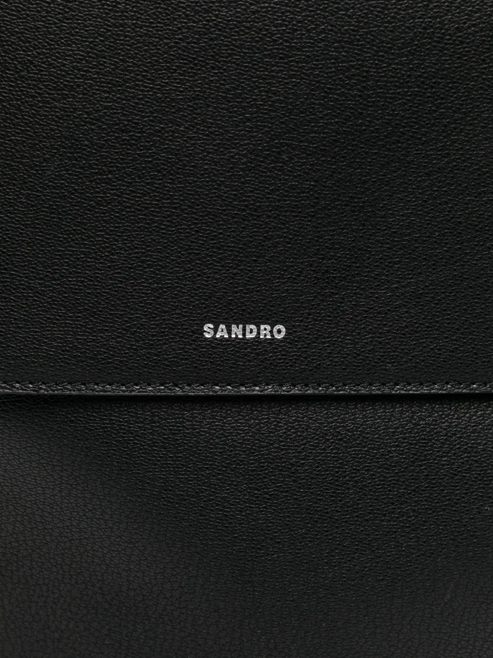 SANDRO Rugzak met logoprint Zwart