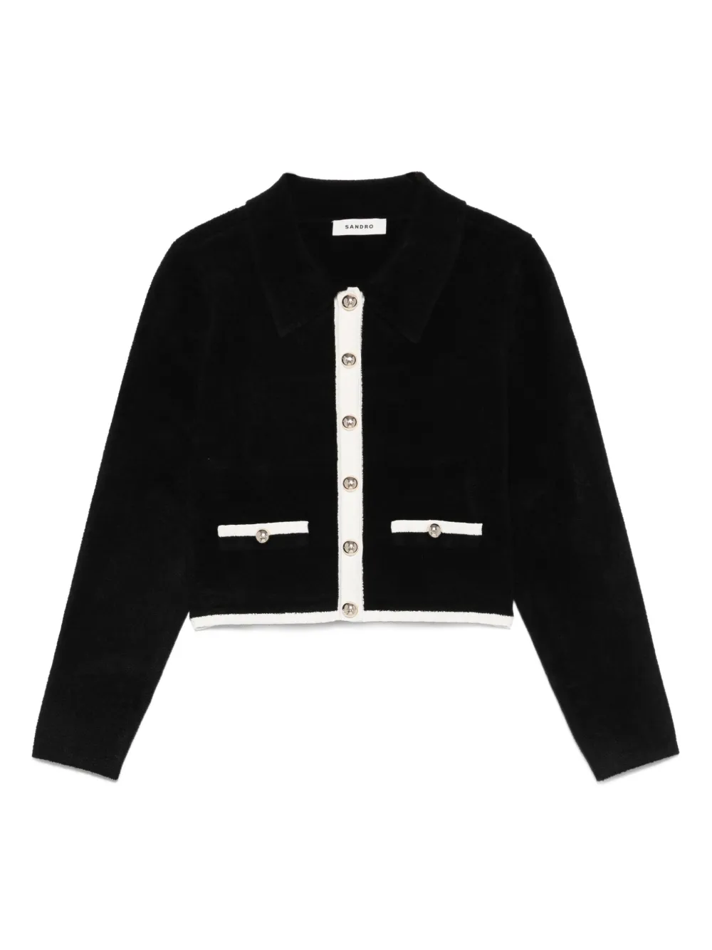 SANDRO cárdigan con detalle de botones | negro | Image 1