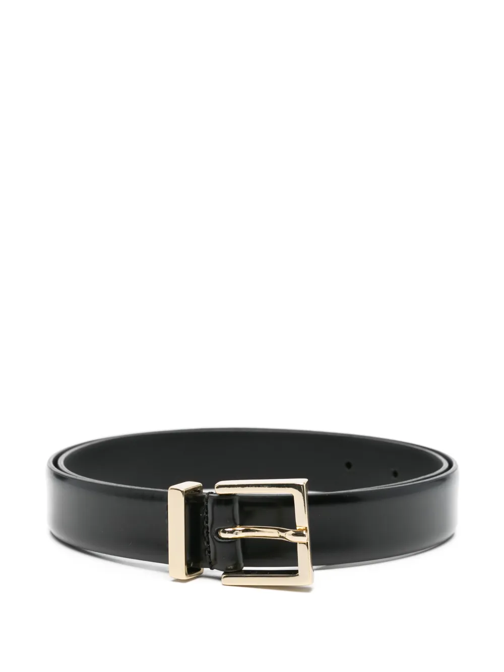 SANDRO Leren riem Zwart